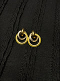 PENDIENTES BASIC BLUSH DORADO