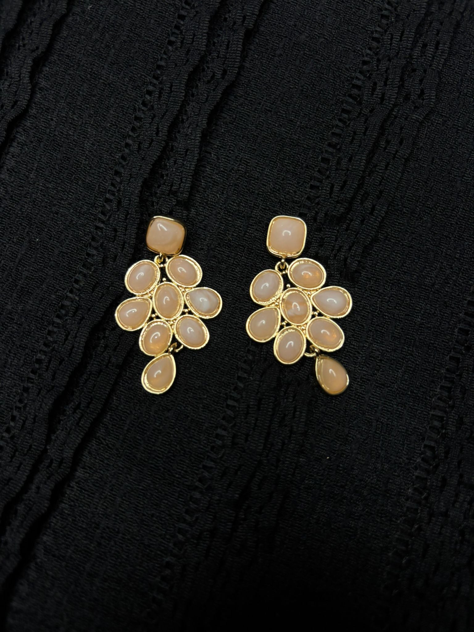 PENDIENTES RACIMO DE CRISTAL